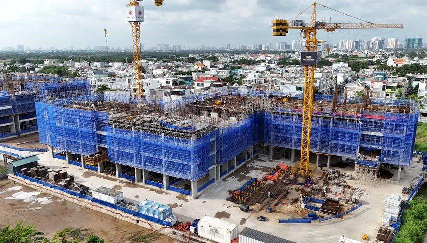  Khải Hoàn Prime tăng tốc thi công, sẵn sàng chạm cột mốc tầng 7